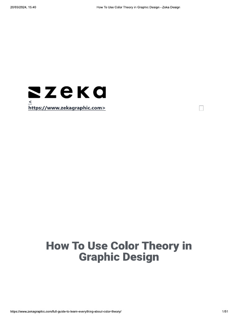 Basic Color Theories of Graphic Design Simplified for Beginners
